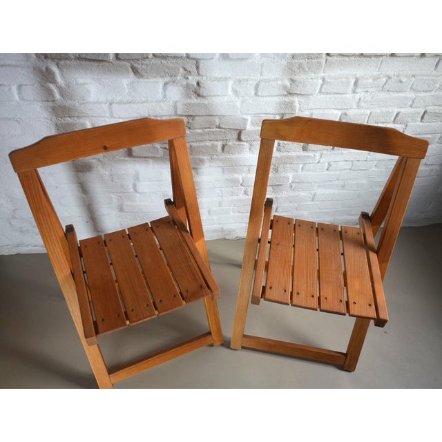 Mid-Century Modern Folding Chair by Aldo Jacober, Alberto Bazzani For Sale - Image 3 of 12