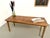 Wood Pine Farmhouse Table with Tapered Legs, 1950s For Sale - Image 7 of 18