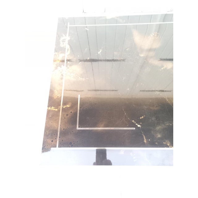 Wood Vintage Coffee Table with Solar Decor For Sale - Image 7 of 12