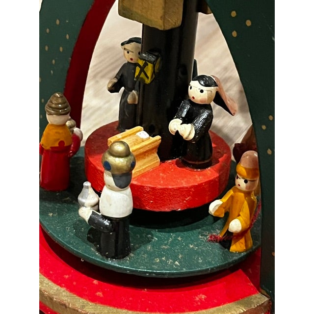 Vintage German Christmas Windmill Pyramid For Sale - Image 9 of 9