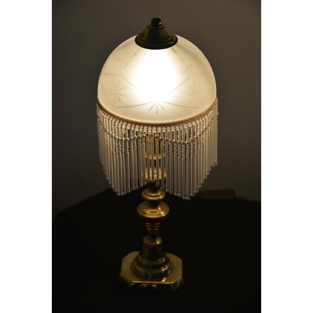 Victorian Brass Table Lamps, 1870, Set of 2 For Sale - Image 13 of 15
