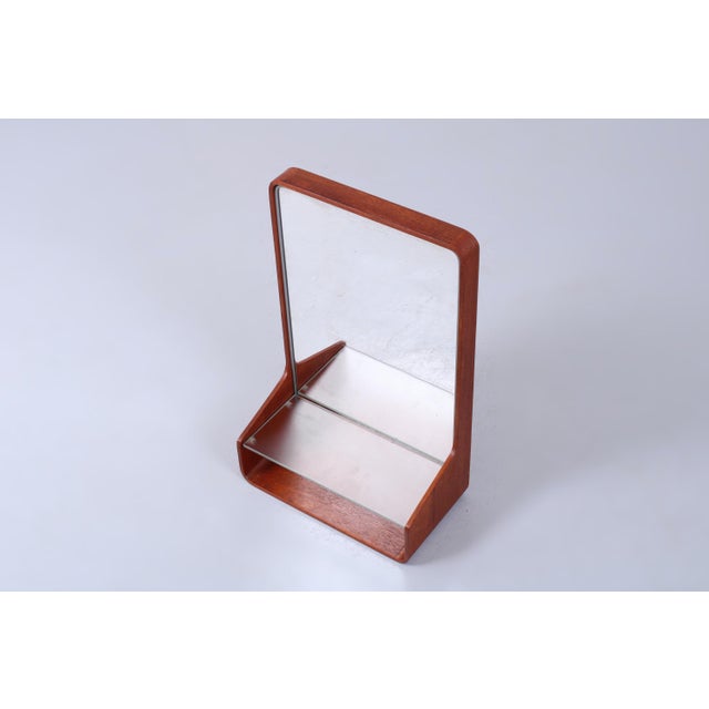 Teak Euroika Console Mirror by Friso Kramer for Auping, 1960s For Sale - Image 16 of 17