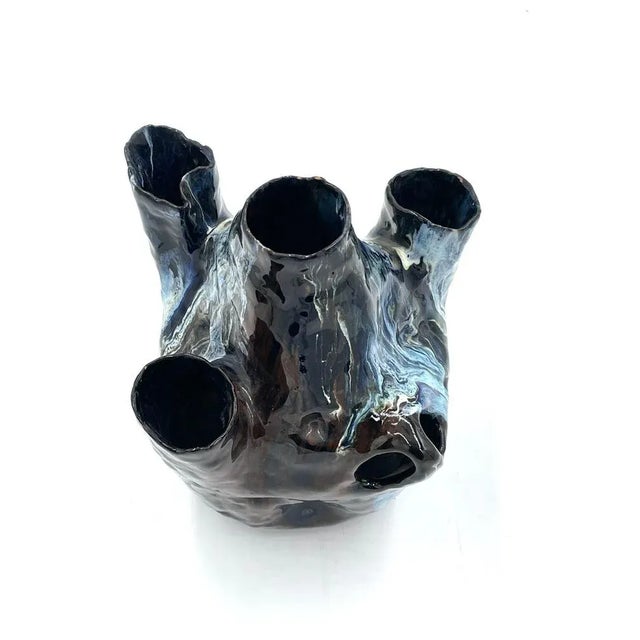 Glazed Ceramic Vase by Toni Furlan, 1954 For Sale - Image 12 of 13