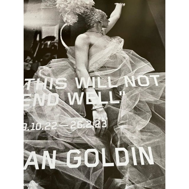 Paper This Will Not End Well Exibition Poster by Nan Goldin, 2000s For Sale - Image 7 of 8