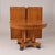 Wood Biedermeier Style Michael Vanderbyl for Baker Furn. Cherry Dining or Center Table - 2 Leaves For Sale - Image 7 of 7