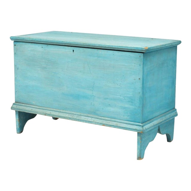 Early American Painted Blanket Chest For Sale