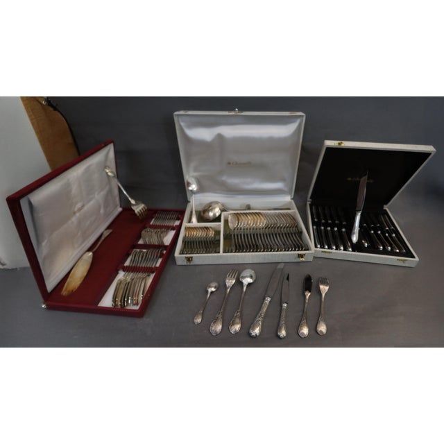 Marly Cutlery Service from Christofle, 1950s, Set of 87 For Sale - Image 11 of 11