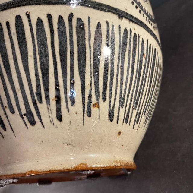 Cream Large Ceramic Art Deco Vase by Pierre Paulus, 1930s For Sale - Image 8 of 18