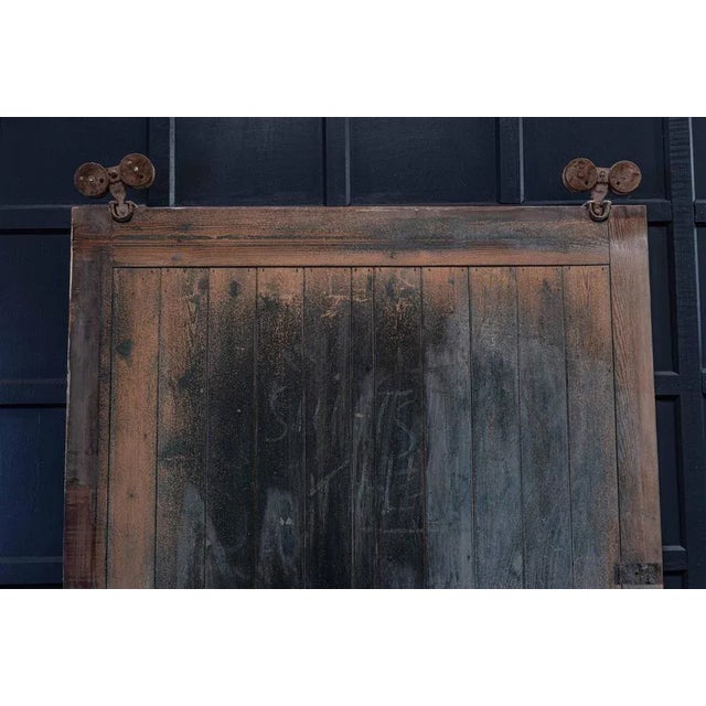 19th Century English Oversized Sliding Barn Door For Sale - Image 9 of 13