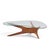 Mid 20th Century Adrian Pearsall for Craft Associates Mid Century Walnut Jacks Coffee Table For Sale - Image 5 of 9