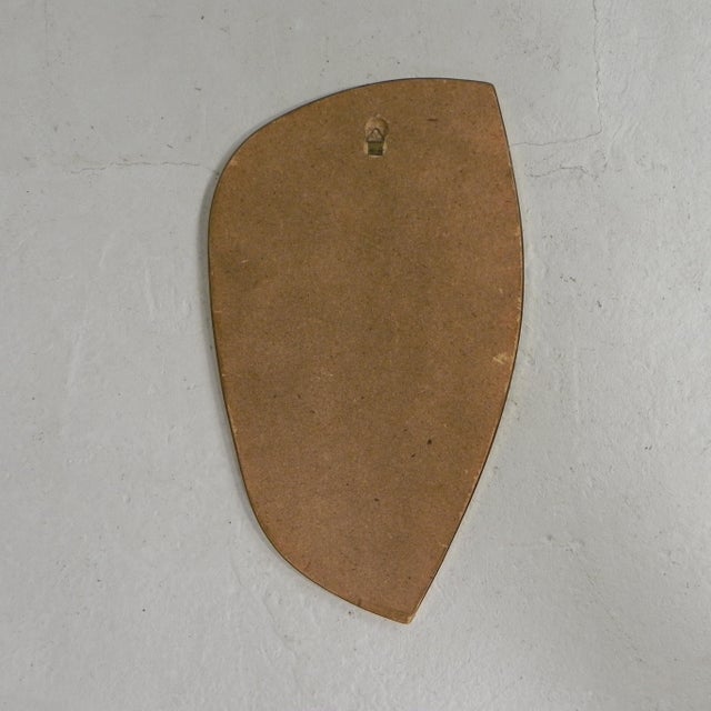 Vintage Mirror with Organic Shape, 1950s For Sale - Image 4 of 10