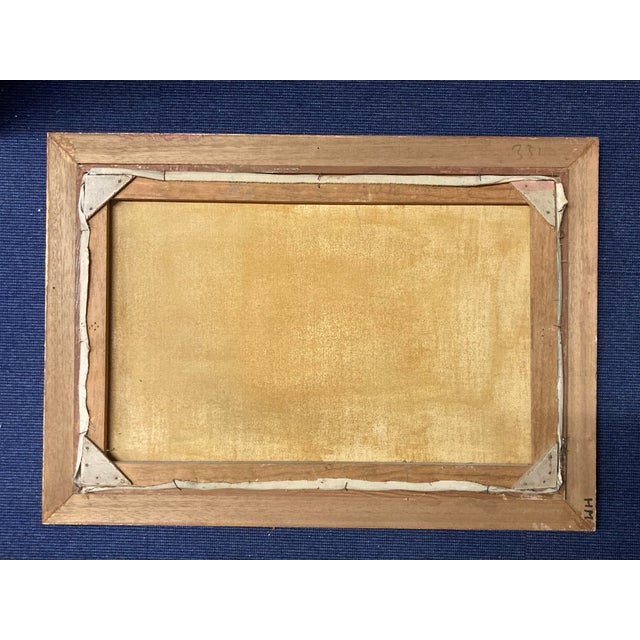 F. Peyre, Seascape at Sunset, 1920s, Oil on Canvas For Sale - Image 3 of 14