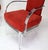 Mid Century Modern Set of Six Dining Chairs and Table in Lucite Chrome Glass For Sale - Image 6 of 9