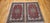 Vintage Persian Tabriz Area Rug, Hand-Knotted Wool & Silk, Floral Pattern, Pomegranate-Red & Navy, 3x5 For Sale - Image 14 of 18