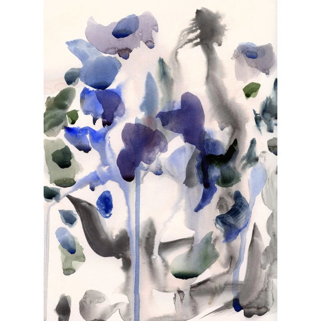 "Lilith", Abstract Watercolor Painting 24" X 30" Chairish