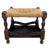 1940s 1940s English Country Oak and Rush Footstool For Sale - Image 5 of 9