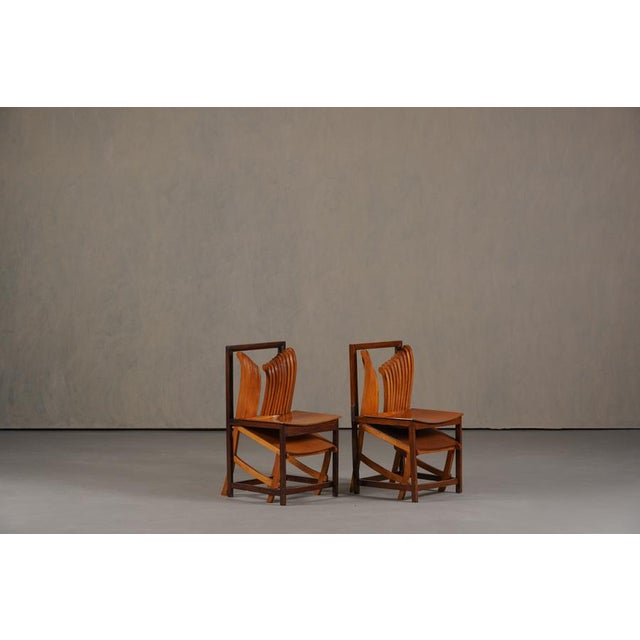 Vintage Sculptural Dining Chairs, France, 1960s, Set of 2 For Sale - Image 15 of 15