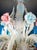 1977 Vetreria Artistica Stefano Murano 36” Pastel Opalescent Floral Chandelier For Sale - Image 9 of 17