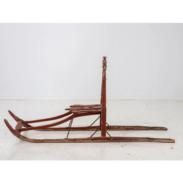 Vintage Swedish Kick Sled For Sale - Image 4 of 12