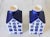 Vintage Blue and White Ceramic House Candle Holders - a Pair For Sale - Image 4 of 9
