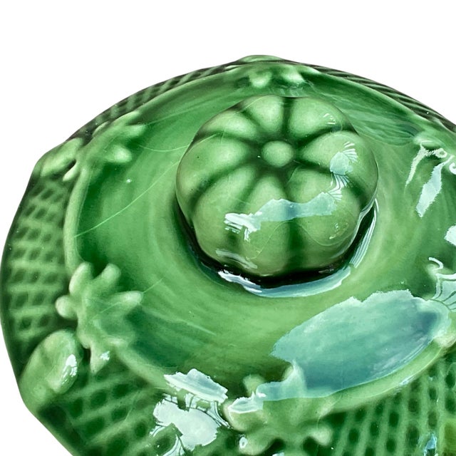 Bordallo Pinheiro Majolica Bunny Rabbit Teapot Portugal Late 20th Century For Sale - Image 9 of 9