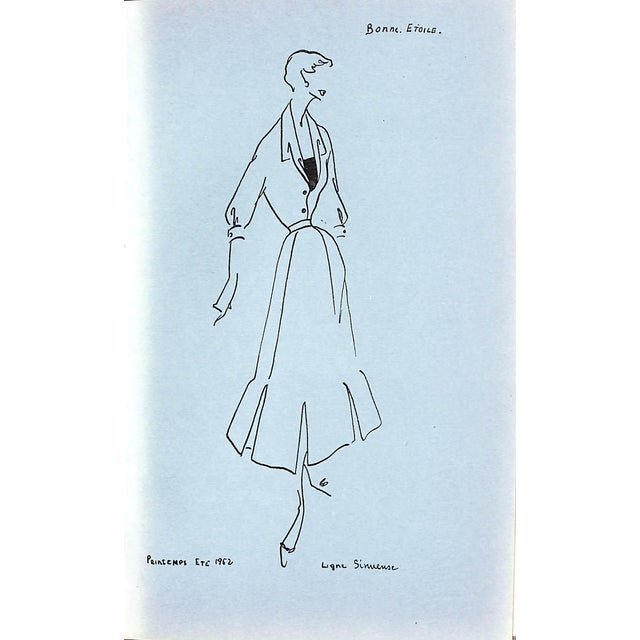 White "Talking About Fashion to Elie Rabourdin and Alice Chavane" 1954 Dior, Christian For Sale - Image 8 of 10
