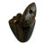 Vintage Hand-Carved Green Stone Abstract Figural Sculpture For Sale
