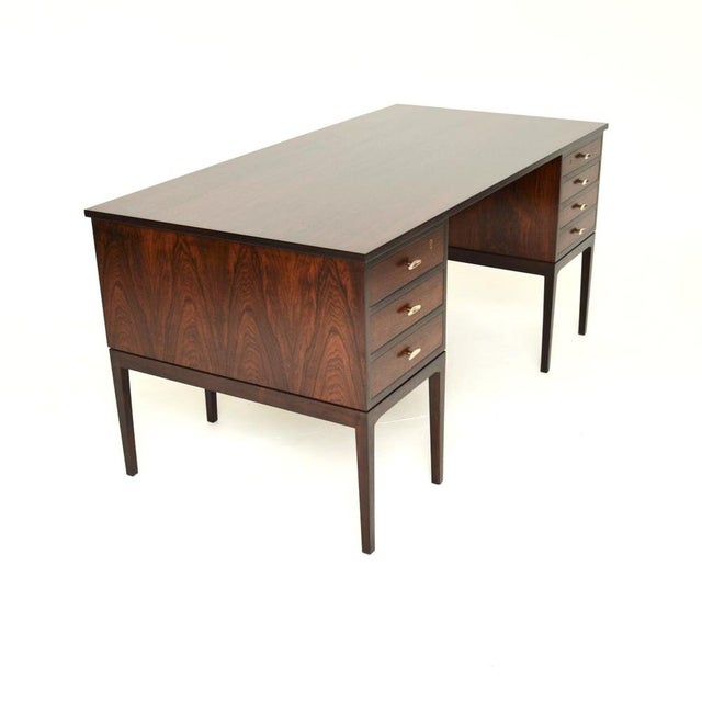 Mid-Century Modern Vintage Danish Executive Desk from Arne Holst-Christensen, 1960s For Sale - Image 3 of 16