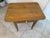 Wood Antique Farmhouse Side Table in Spruce Wood For Sale - Image 7 of 9