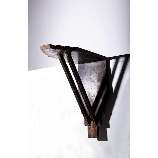 Wood Italian Futurist Shelf, 1920 For Sale - Image 7 of 7