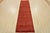 Contemporary Gabbeh Runner 2’10” X 9’11” Red Wool Contemporary Hand-Knotted Oriental Rug For Sale - Image 3 of 13