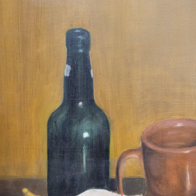 Peñalba Font, Castilian School Still Life, 1967, Oil on Canvas, Framed For Sale - Image 9 of 18