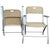 Mid-Century Modern Pair of Coated Cane and Aluminium Folding Armchairs For Sale - Image 15 of 18