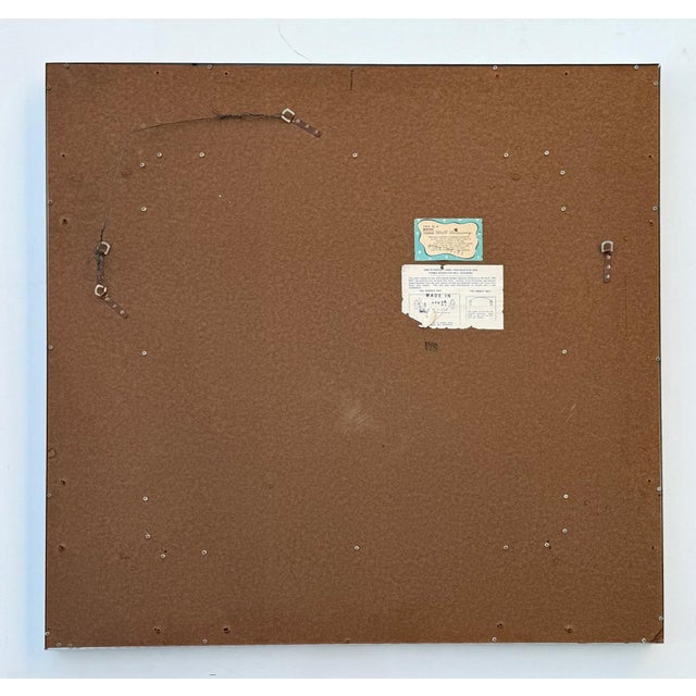 1960s-70s Silver Bubble Pop Art Frame Mirror, Turner Manufacturing For Sale In Miami - Image 6 of 7