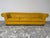 Custom Luxury Marcantonio Designs Bench-Crafted Yellow Leather Chesterfield Sofa With Deep Button Tufting, Rolled Arms,...