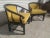 Century Furniture Pair of Vintage Ming Style Century Furniture Chin Hua Horseshoe Lounge Chairs For Sale - Image 4 of 8