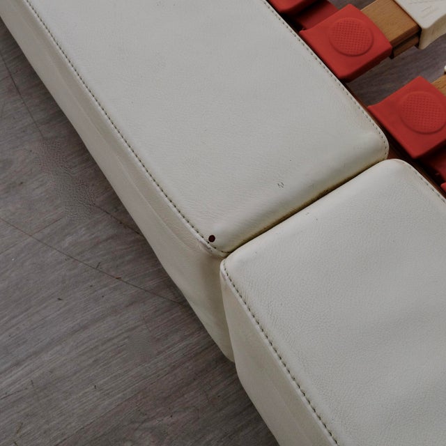 Sera Double Bed in Leather by Roberto Palomba for Poltrona Frau, 1980s For Sale - Image 12 of 15