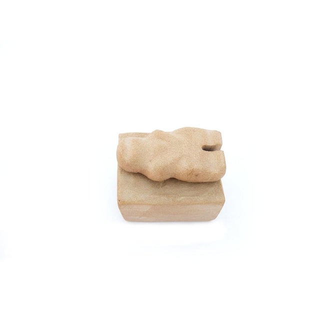 Vintage Hand-Carved Inuit-Style Soapstone Nativity Scene Set For Sale In San Francisco - Image 6 of 16