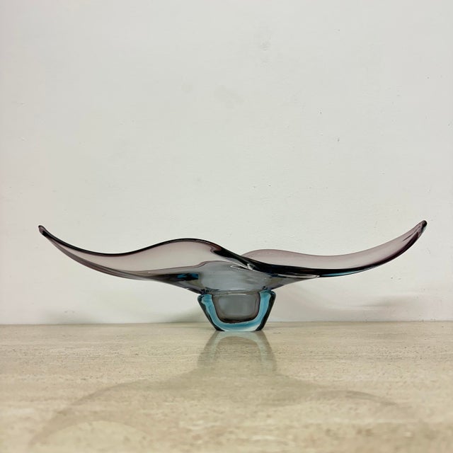 Murano Sommerso Glass Bowl, 1960s For Sale - Image 12 of 18