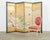 Impressive large scale Japanese Showa period four panel byobu screen depicting a serene snowy winter landscape with...