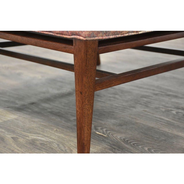 Brown Mahogany Mid-Century Modern Lounge Chair by Paul McCobb For Sale - Image 8 of 10