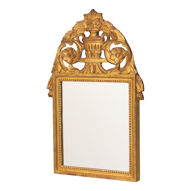 Small Gilded Mirror, 1880 For Sale