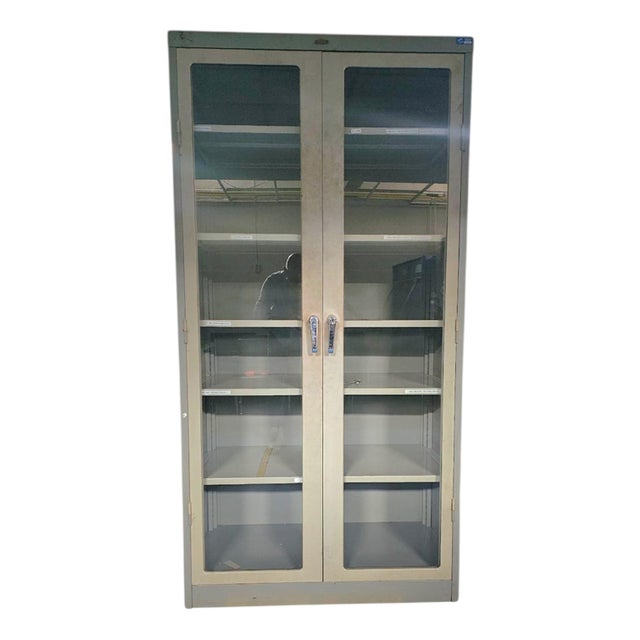 Industrial Metal Laboratory Cabinets from N.V. Boma, 1960s For Sale