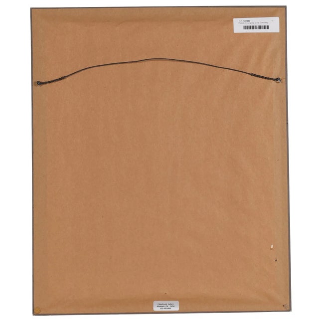 Mid 20th Century Italian Oil Painting Portrait of Young Boy With Hat For Sale - Image 5 of 5