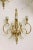 French Italian Brass Sconces - Pair For Sale - Image 3 of 10
