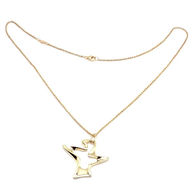 Georg Jensen Bird 18K Yellow Gold Pendant Necklace 2000 For Sale - Image 10 of 10