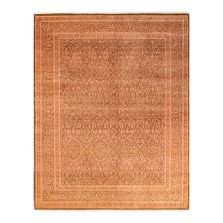 Mogul, One-of-a-Kind Hand-Knotted Area Rug - Yellow, 8' 2" x 10' 4" For Sale
