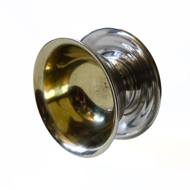 Silver Plated Sauce Bowl on Plate, Sweden, 1900s For Sale - Image 6 of 8