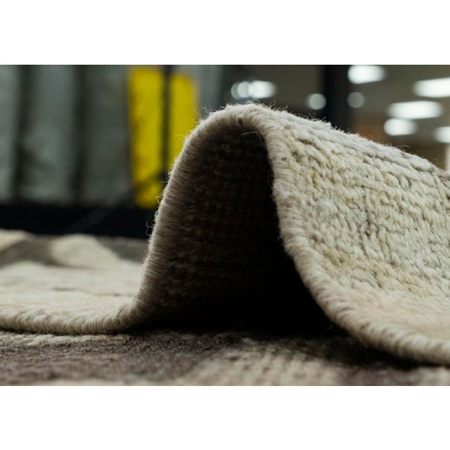 Brown Turkish Kilim Oriental Handmade Flatweave 9'7" x 12'5" #18676 For Sale - Image 8 of 8