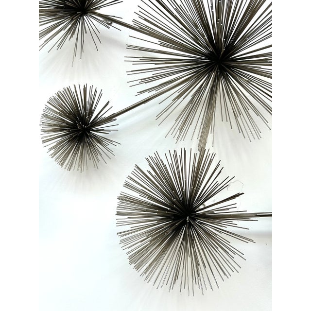 Pair of 1970s Curtis Jeré Sea Urchin Wall Sculptures For Sale - Image 10 of 12